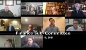 Finance Sub-Committee 1-13-21