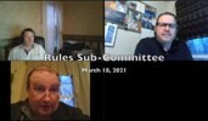 Rules Sub-Committee 3-18-21