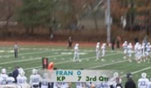 2019 Football: King Philip at Franklin Football Thanksgiving Day