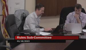 Rules Sub-Committee 1-18-23