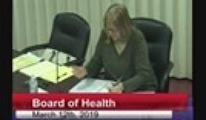 Board of Health 3-12-19