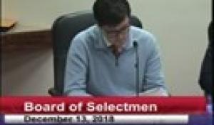 Board of Selectmen 12-13-18