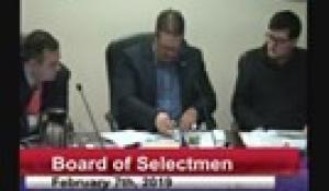 Board of Selectmen 2-7-19