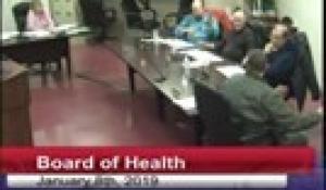 Board of Health 1-8-19