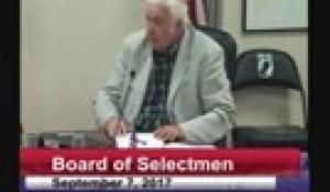 Board of Selectmen 9-7-17