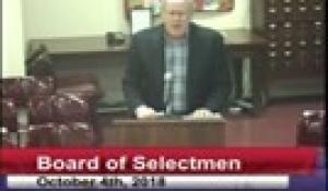 Board of Selectmen 10-4-18