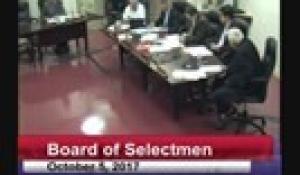 Board of Selectmen 10-5-17