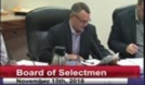 Board of Selectmen 11-15-18