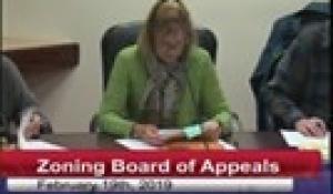 Zoning Board 2-19-19