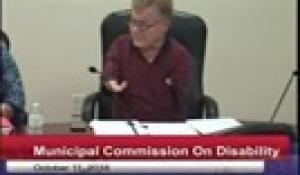 Commission on Disability 10-11-18