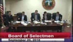 Board of Selectmen 9-20-18