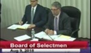 Board of Selectmen 8-9-18