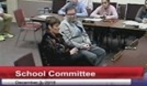 School Committee Meeting 12-3-18