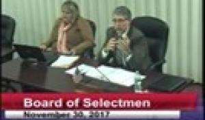 Board of Selectmen 11-30-17
