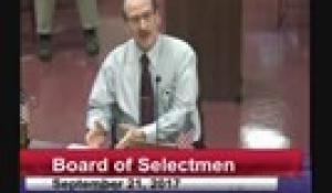 Board of Selectmen 9-21-17