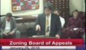 Zoning Board of Appeals 1-16-18