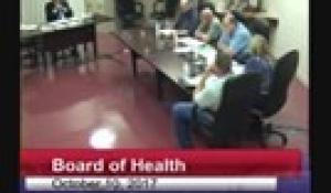 Board of Health 10-10-17
