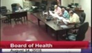 Board of Health 8-14-18