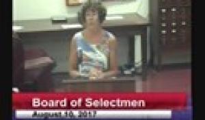 Board of Selectmen 8-10-17