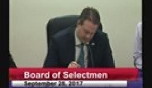 Board of Selectmen 9-28-17