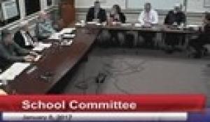 School Committee Meeting 1-8-18